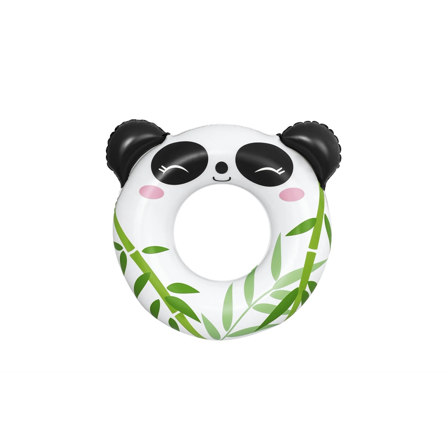 Bestway Schwimmring als Panda, weiß mit Bambus-Motiv, für Kinder von 3-6 Jahren.