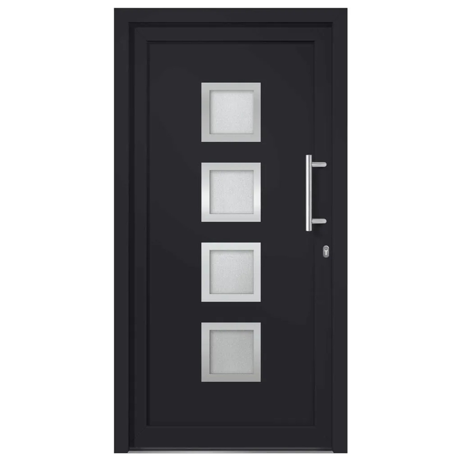 vidaXL Haustür Anthrazit 98x208 cm 279196