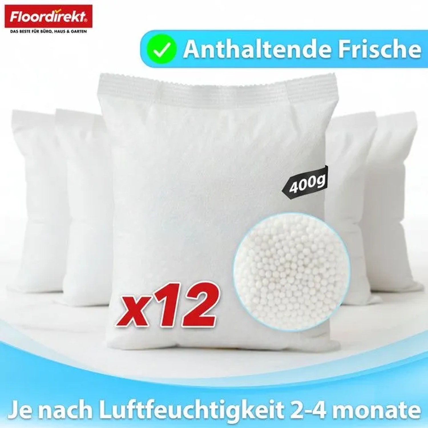 KARAT Luftentfeuchter Nachfüllpack 12er-Set Habo Raumentfeuchter Nachfüllbeutel_3