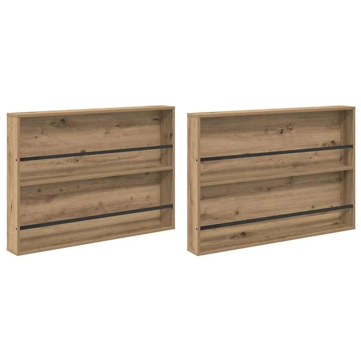 vidaXL Magazinregal 2 Stk Artisan-Eiche 100 x 12 x 70 cm Holzwerkstoff 890863