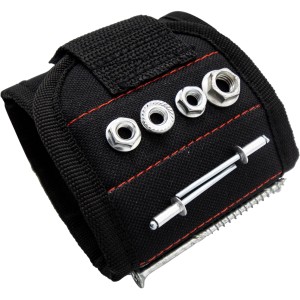 Steuber Magnet Armband mit Schrauben und Muttern, verstellbares Werkzeug-Set für Handwerker.