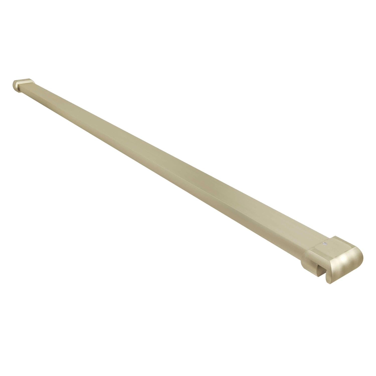 AICA 140cm Stabilisator Gold Glänzend Für 6-8mm Duschkabine Duschwand Walk In Glaswand