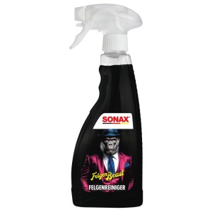Sonax Felgenreiniger Felgenbeast 500ml Flasche mit Sprühkopf für die Autopflege.
