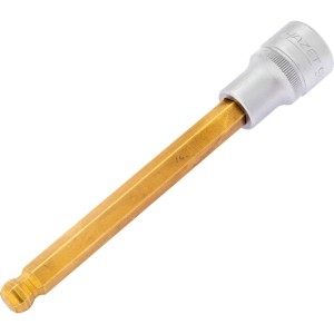 Hazet  Steckschlüsseleinsatz 986KK 1/2" Innen-6-kant SW 10 mm L 140 mm - 986KK-10