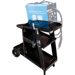 Güde Schweißwagen GSW 200: Mobiler Wagen für Schweißgerät und Zubehör. Mit Gasflaschenhalterung.