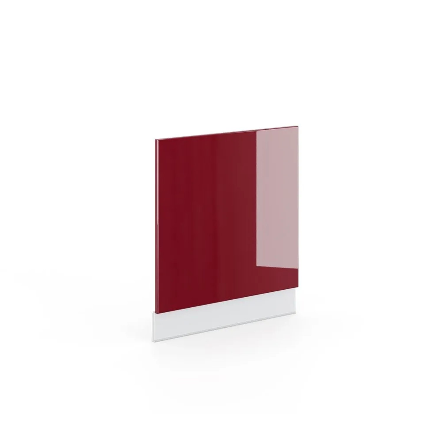 Vicco Frontblende Fame-Line Bordeaux Hochglanz Weiß 60 cm ohne Arbeitsplatte