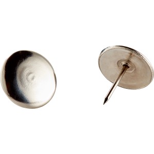 Metall-Nagelgleiter, Ø 25 mm, 16er-Set für Teppichböden, schützt Möbel und Böden.