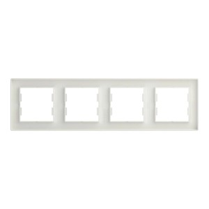 Schneider Electric ASFORA 4-Fach Rahmen Horizontal Weiss EPH5800421D