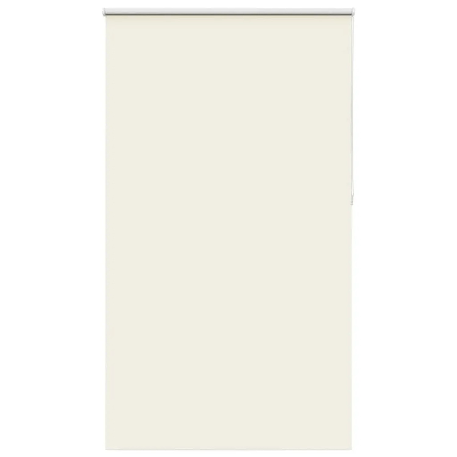 vidaXL Verdunkelungsrollo Cremeweiß 125x230cm Stoffbreite 121,6cm 4011731