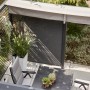 Siena Garden Sichtblende 150x210 cm für Schattenmanufaktur Pergola, anthrazitfarbener Wind- und Blickschutz.