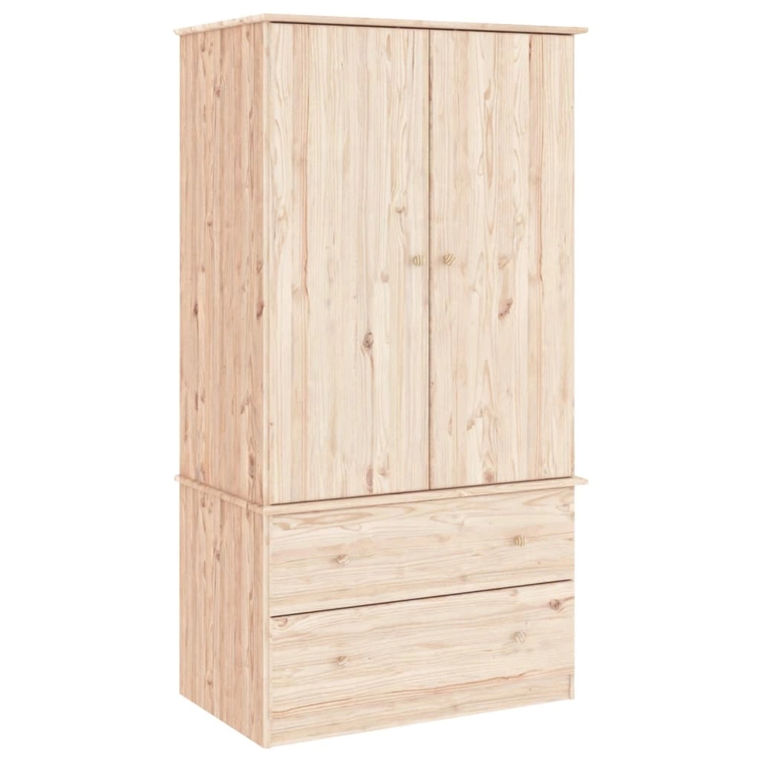 vidaXL Kleiderschrank ALTA 90x55x170 cm Massivholz Kiefer 353929 günstig online kaufen