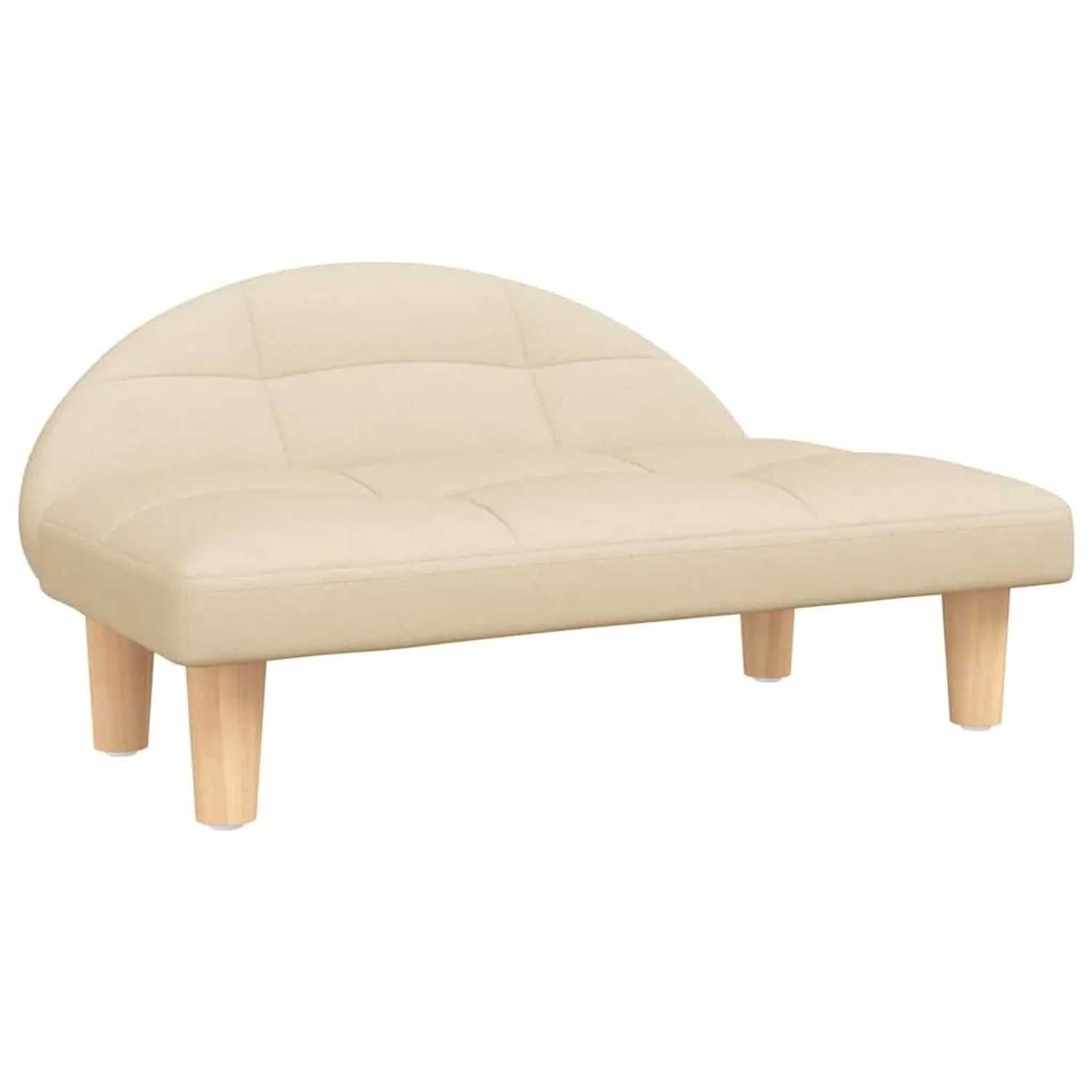vidaXL Hundebett Creme 70x52x30 cm Stoff 171932
