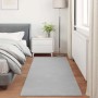 vidaXL Kunstfell Hasen Teppich Olite Grau 80 x 200 cm Polyester 42021677_4