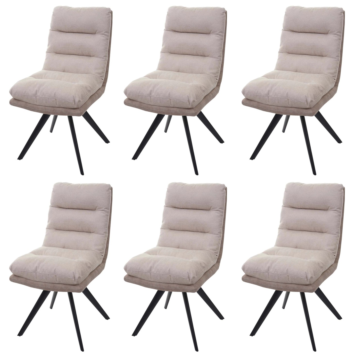 MCW Esszimmerstuhl G66 6er-Set Creme günstig online kaufen