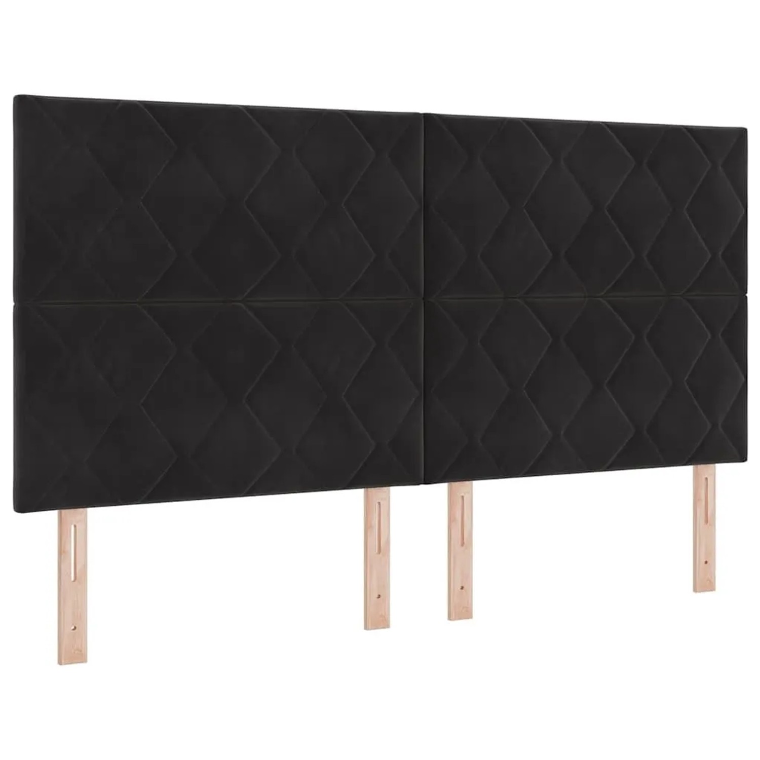 vidaXL LED Kopfteil Schwarz 180 cm Kunstleder 3338549