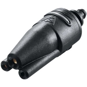 Bosch 3-in-1 Düse für AQT Hochdruckreiniger, zur Anpassung des Spritzbilds.