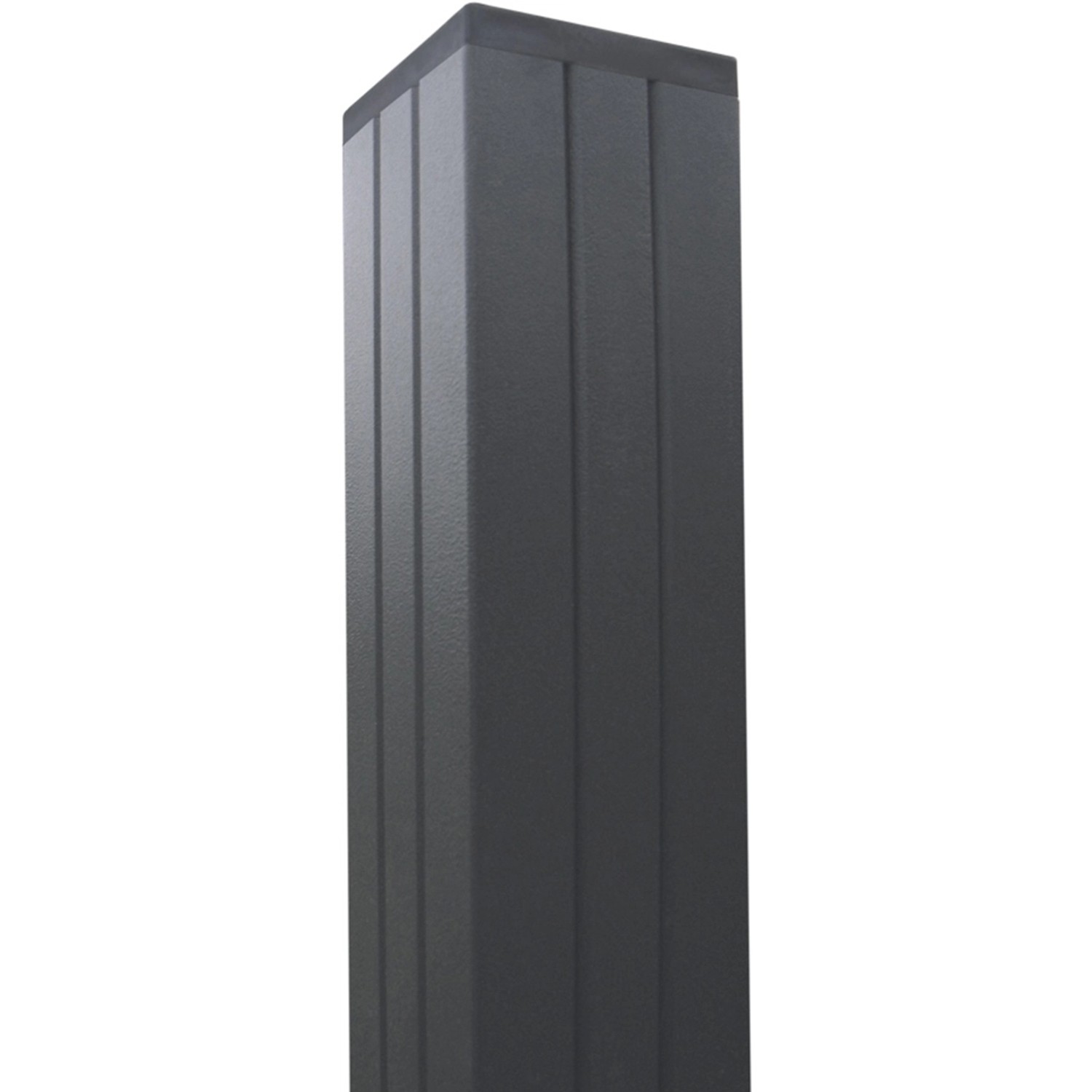 T & J Aluminium-Pfosten Gotland/ Tjörn-Serie Anthrazit 6,8 cm x 6,8 cm x 240 cm