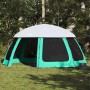vidaXL Poolzelt mit Abnehmbarem Überzelt Netzwänden Meergrün 510x510cm 4100635_2