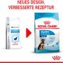 Royal Canin Maxi Puppy Trockenfutter, 4kg Packung für Welpen großer Rassen.