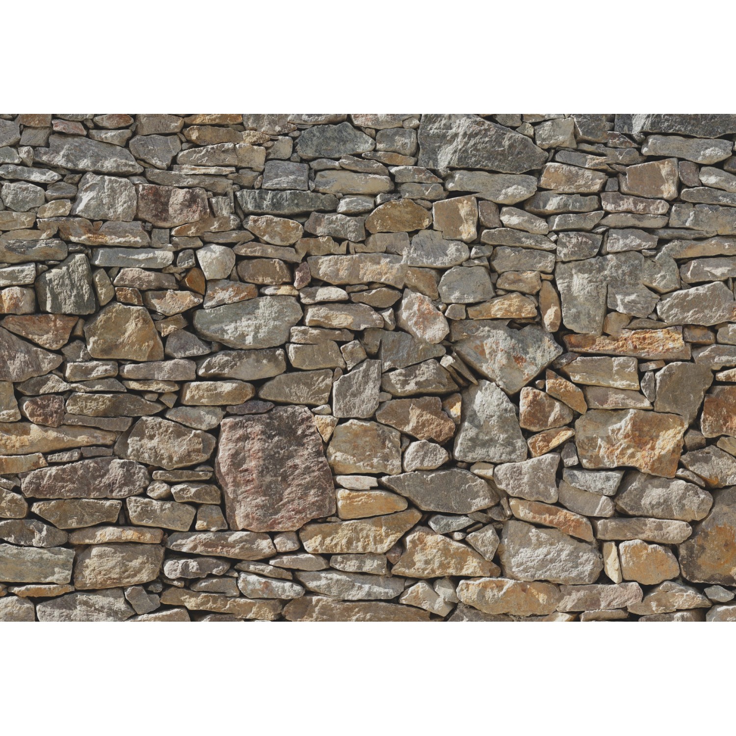 Komar Fototapete Stone Wall 368 cm x 254 cm FSC®