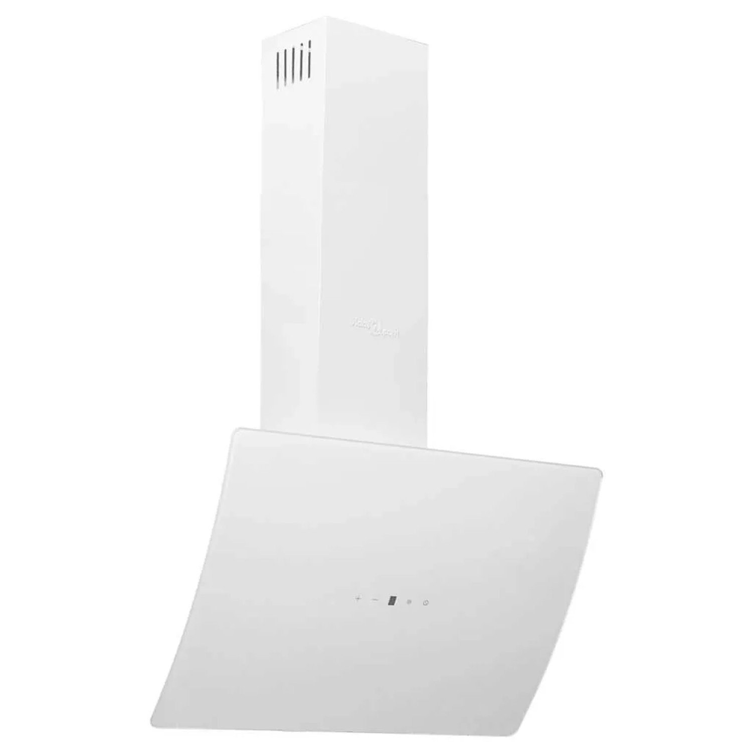 vidaXL Dunstabzugshaube 60 cm Stahl und Hartglas Weiß 51676