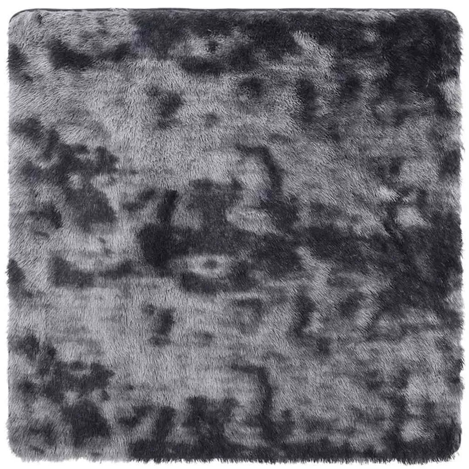 vidaXL Teppich Shaggy Hochflor NAVARRA Dunkelgrau 120x120 cm Polyester 4102 günstig online kaufen