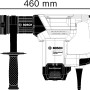Technische Zeichnung des Bosch Professional GSH 5 CC Bohrhammers mit Maßangaben.