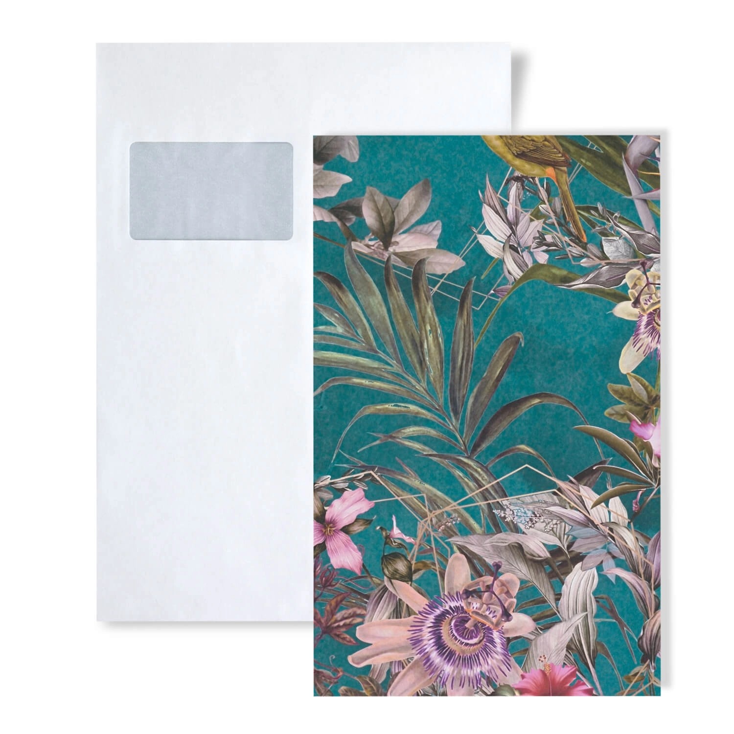 PROFHOME 1 MUSTERSTÜCK S-381783-GU DIN A4 MUSTER der Floralen Tapete günstig online kaufen