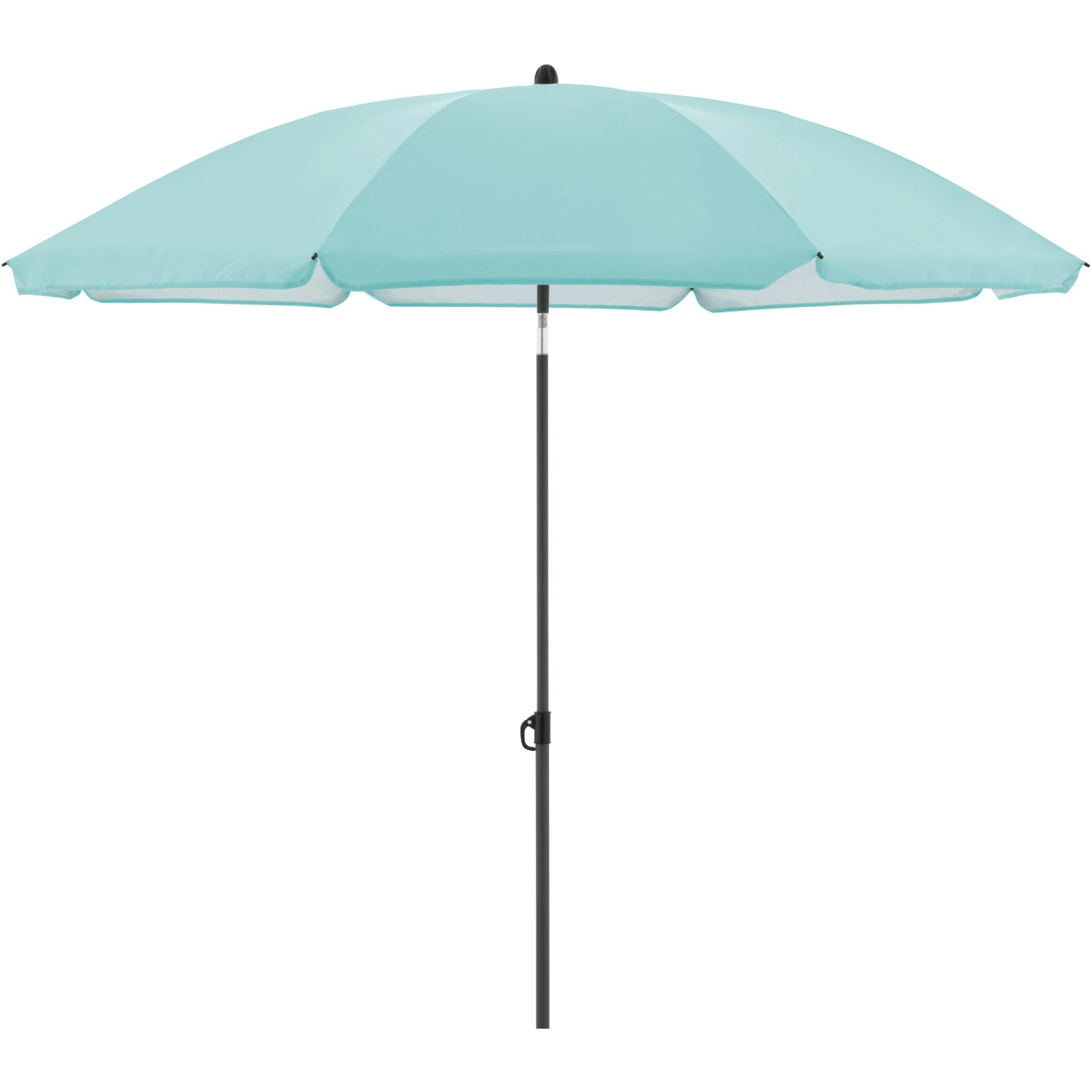 Derby Marktschirm Ø 165 cm Hellblau mit Handöffner