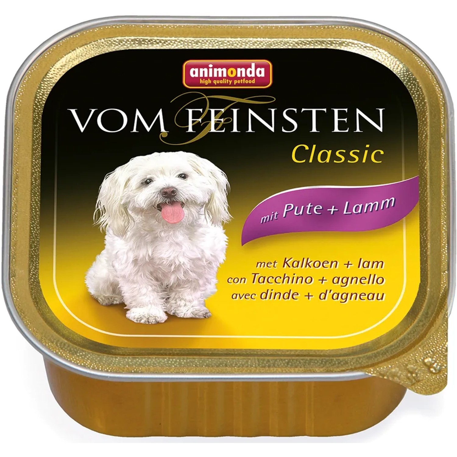 Vom Feinsten Hunde-Nassfutter Adult mit Pute und Lamm 150 g