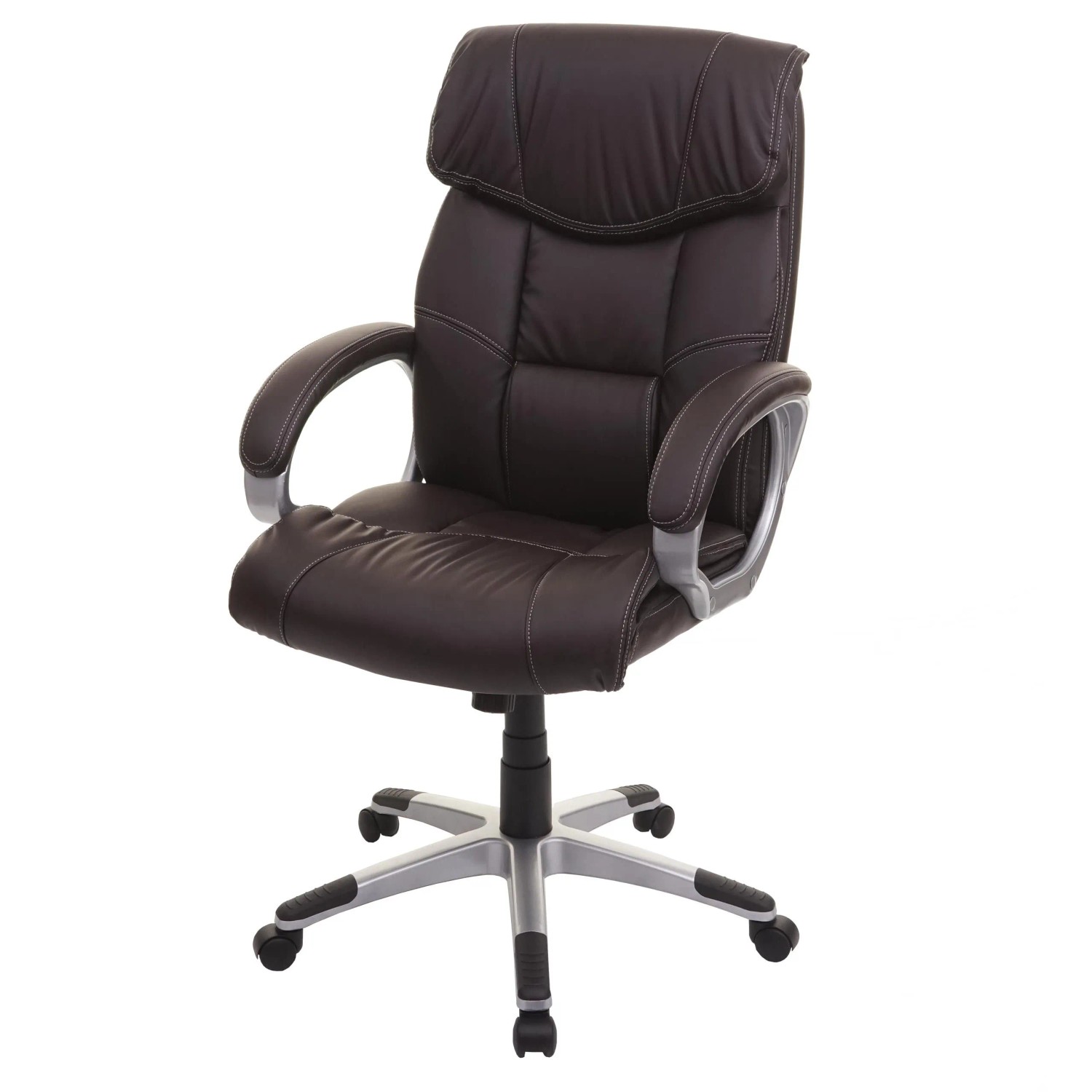 Proregal Bürostuhl HxBxT 120x73x78 cm Sitzhöhe 48cm Kunstleder Coffee-Braun günstig online kaufen