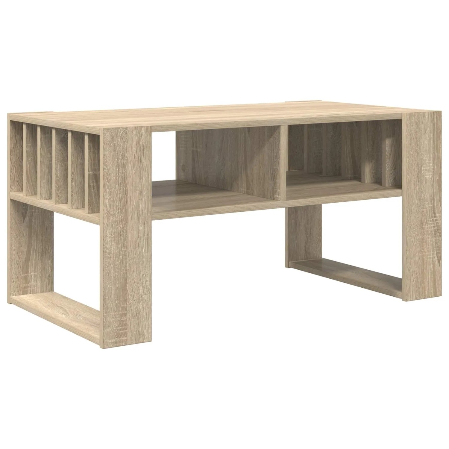 vidaXL Couchtisch Sonoma-Eiche 92 x 49,5 x 45 cm Holzwerkstoff 8000110 günstig online kaufen