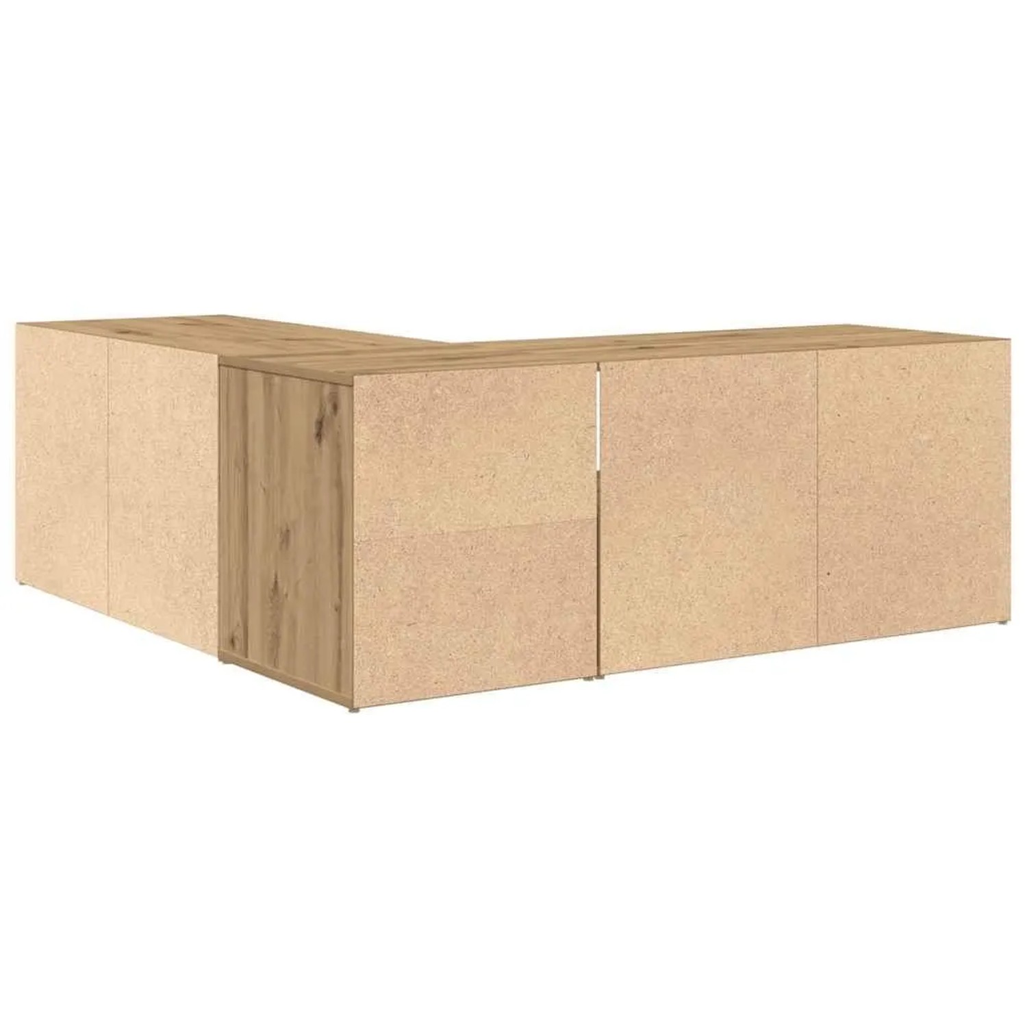 vidaXL Eckregal Artisan-Eiche 200x40x45 cm Holzwerkstoff 3307836_11
