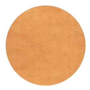 Floornovo Hochflor Teppich Nr. 15 Rund Einfarbig Durchmesser 120 cm