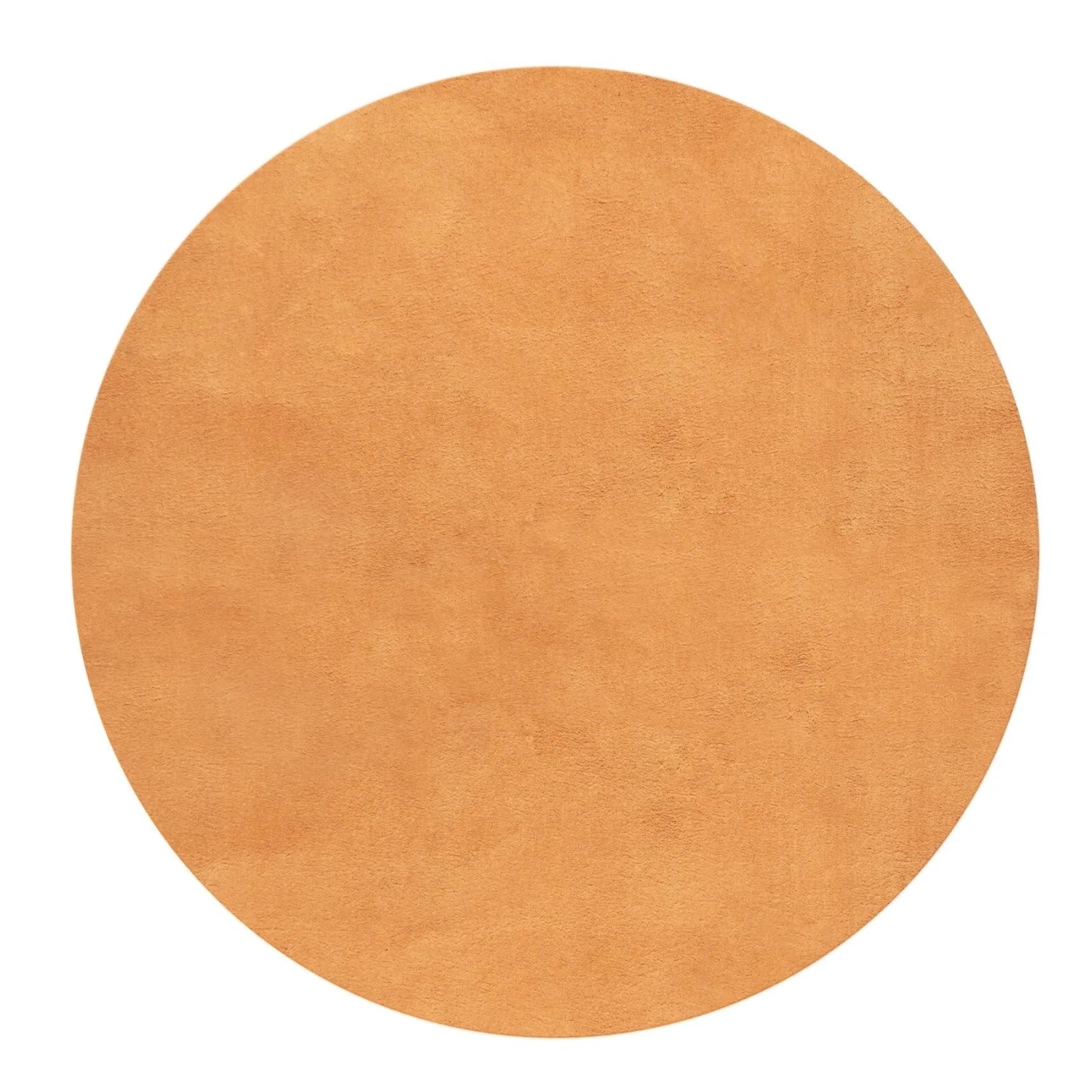 Floornovo Hochflor Teppich Nr. 15 Rund Einfarbig Durchmesser 120 cm günstig online kaufen