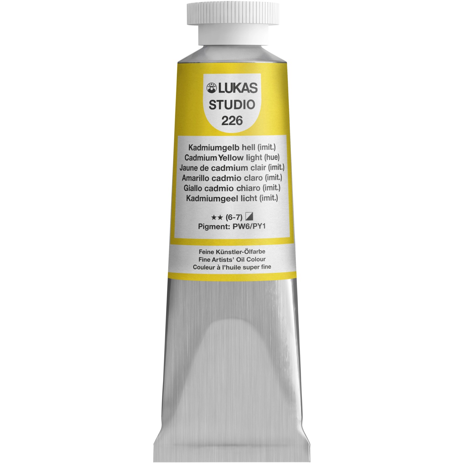 Lukas Studio Ölfarbe 37 ml Premium-Qualität Kadmiumgelb hell (imit.)