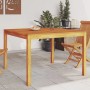 Quadratischer Garten-Esstisch aus Akazienholz, 110x110 cm. Ideal für Garten, Terrasse oder Balkon.