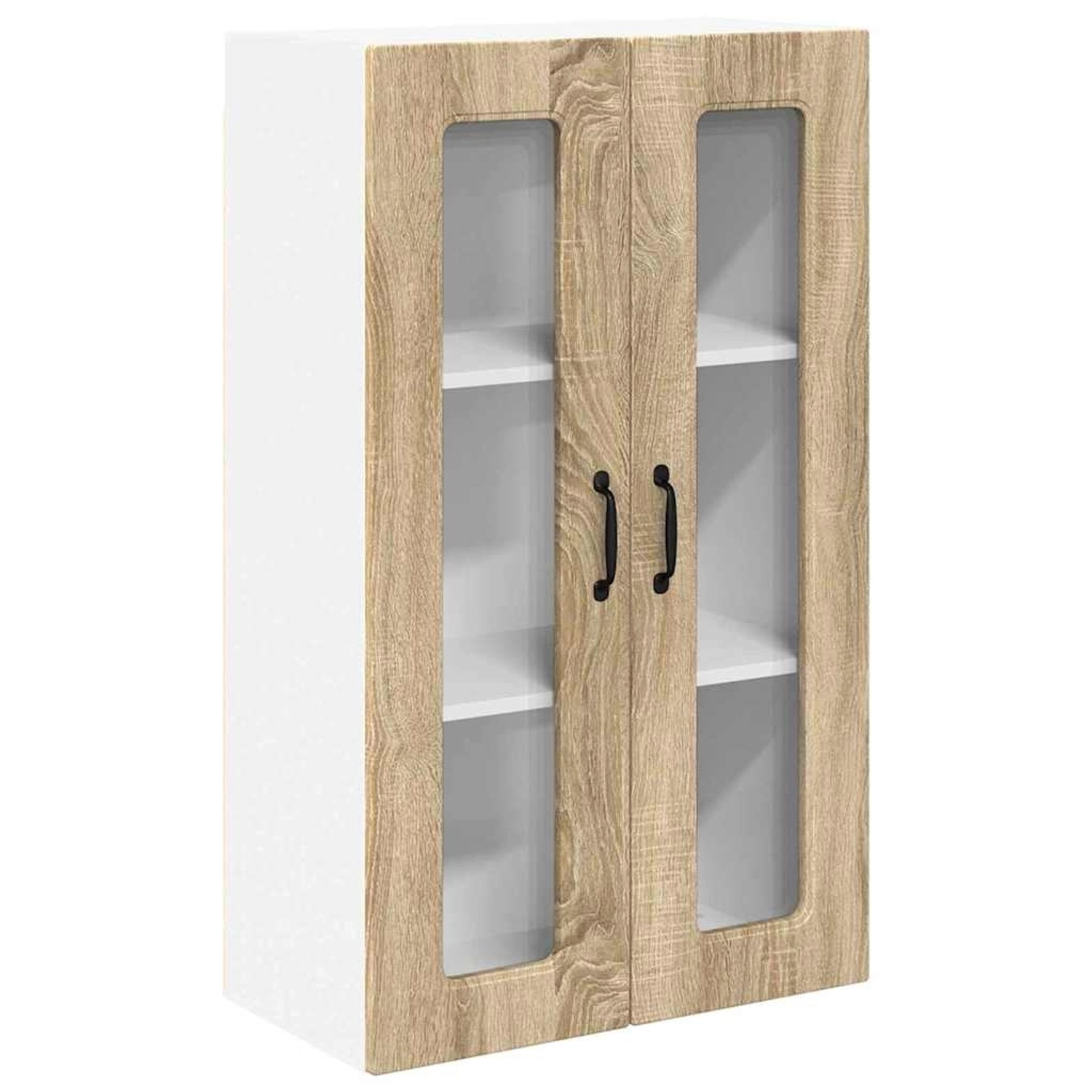 vidaXL Küchenwandschrank Sonoma-Eiche 60 x 31 x 100 cm Holzwerkstoff 884826 günstig online kaufen