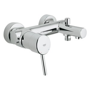 Grohe Concetto Wannenarmatur, Einhebelmischer DN 15, Chrom, für Wandmontage.