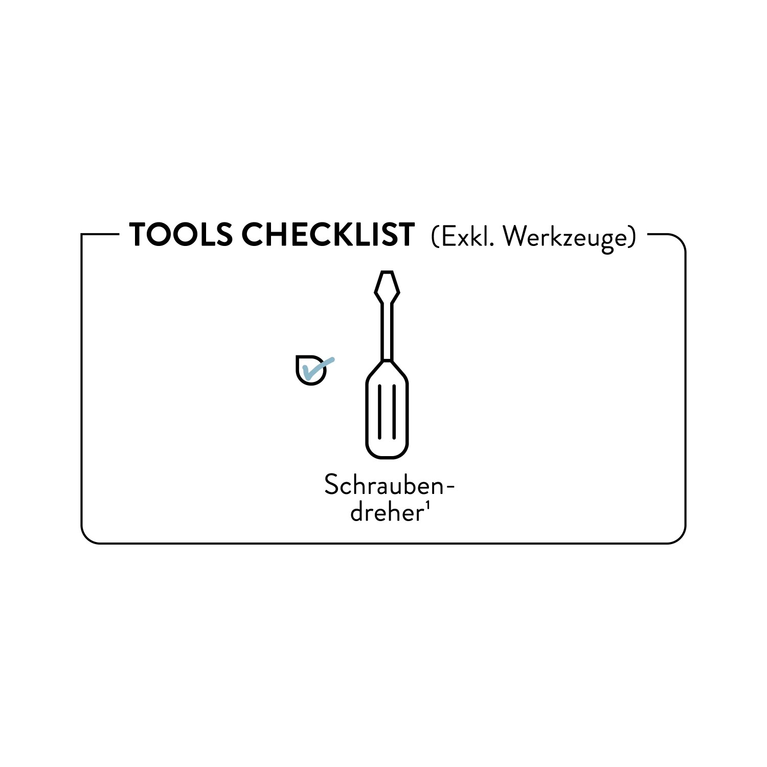 Symbolbild: Schraubendreher und Dübel für die WC-Sitz Montage.