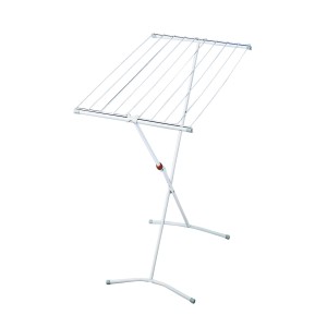 Leifheit Standtrockner Classic 100 Easy, schmaler Wäscheständer für Badewanne oder Balkon.