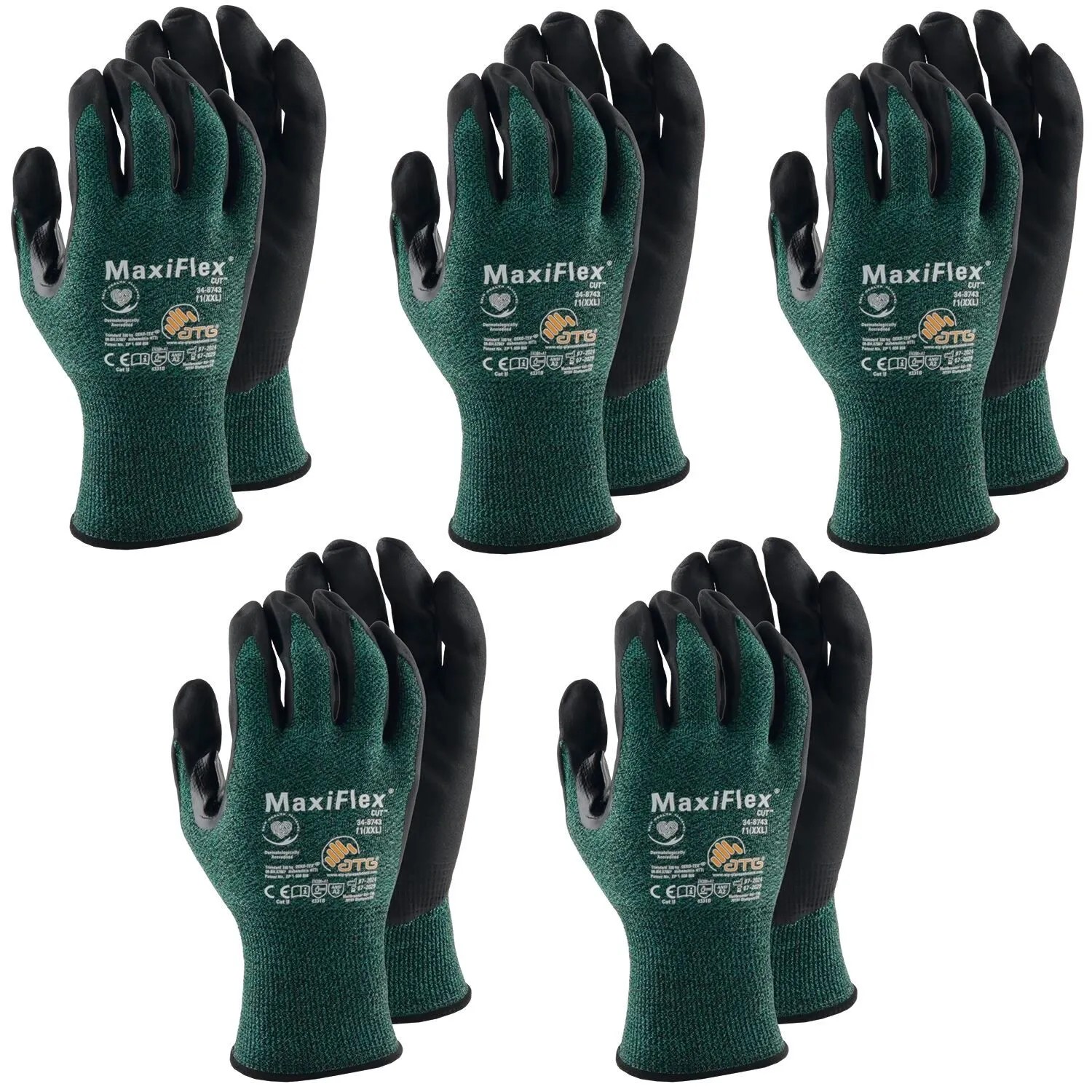 vasalat Set ATG Maxiflex Schnittschutzhandschuhe Größe 11 XXL