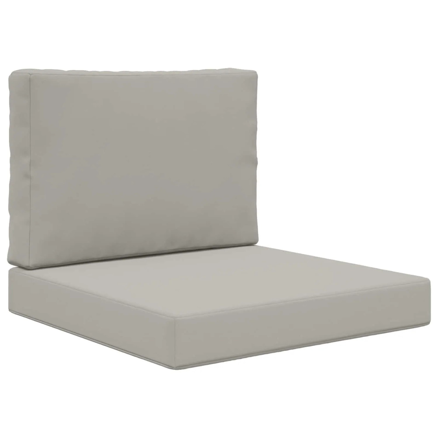 vidaXL Sofakissen für Draußen 2-Tlg Grau Polyester 900711