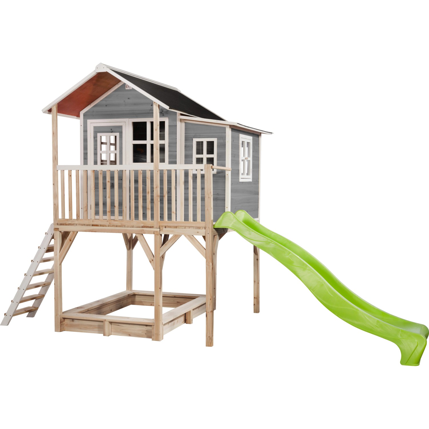 EXIT Loft 750 Holzspielhaus  Grau