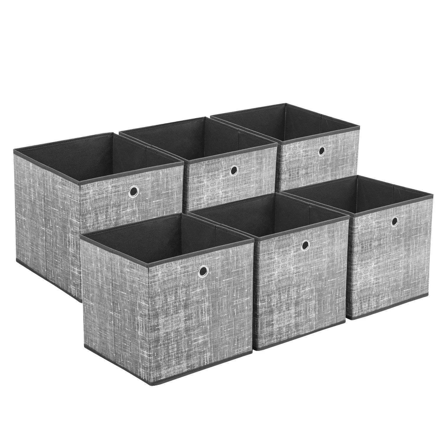 Sekey Aufbewahrungsbox Kinderzimmerregal aus Vliesstoff mit Griff Faltbare Stoffboxen Faltbox Organizer für Kleidung Aufbewahrungsboxen für Schrank