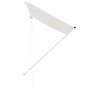 vidaXL Einziehbare Markise 100x150 cm Creme 145892_4