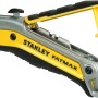 Stanley FatMax Exo Messer mit einziehbarer Klinge, gelb/schwarz, Klingenwechsel offen.