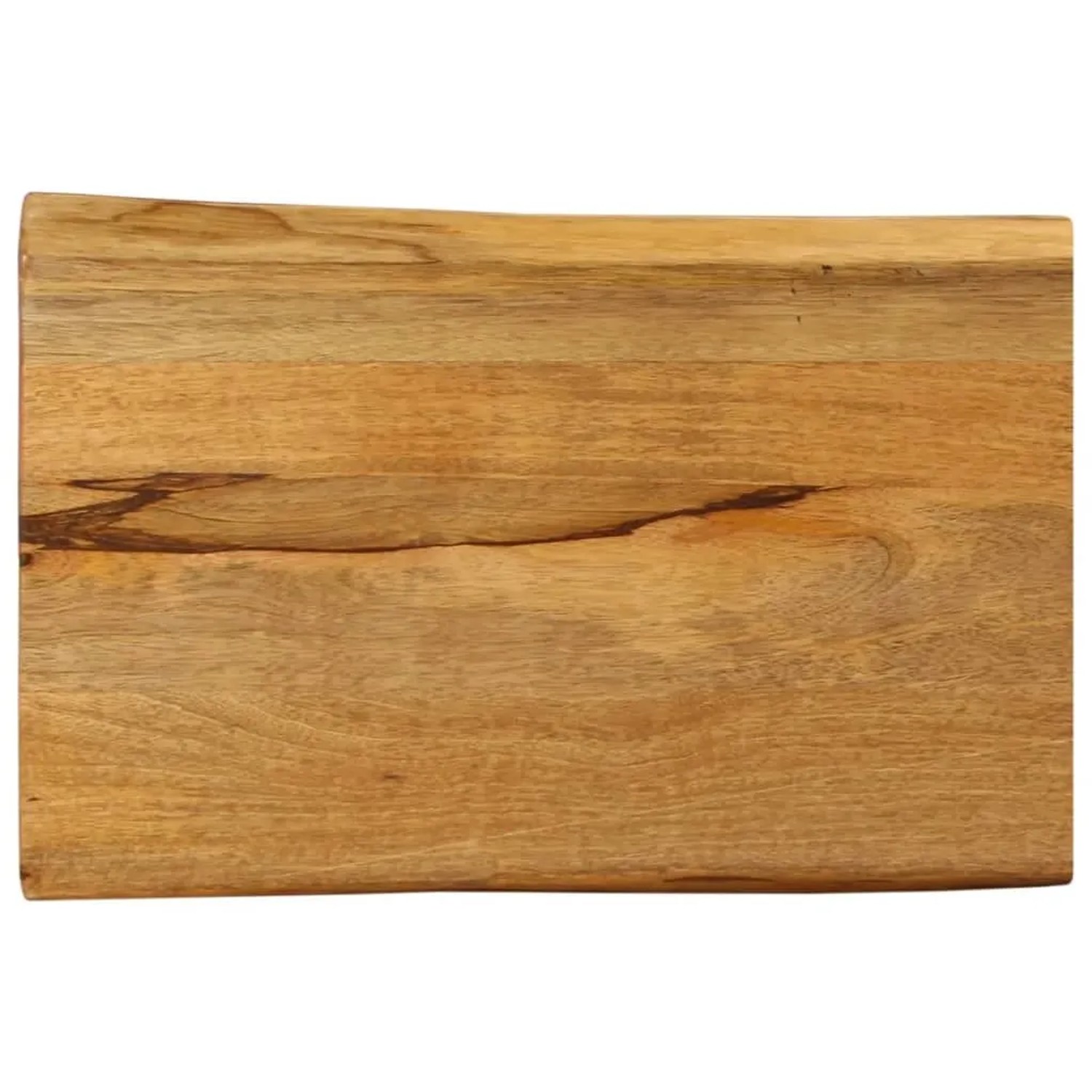 vidaXL Tischplatte mit Baumkante 70x40x3,8 cm Massivholz Mango 370777