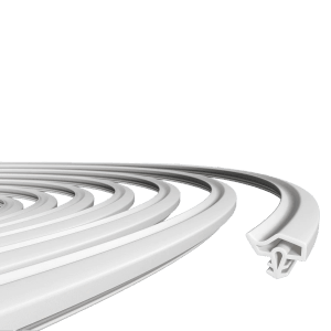 Weiße Roro Universaldichtung EV 0815, 13 mm x 5 m, für Tür-Zubehör.