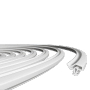 Weiße Roro Universaldichtung EV 0815, 13 mm x 5 m, für Tür-Zubehör.